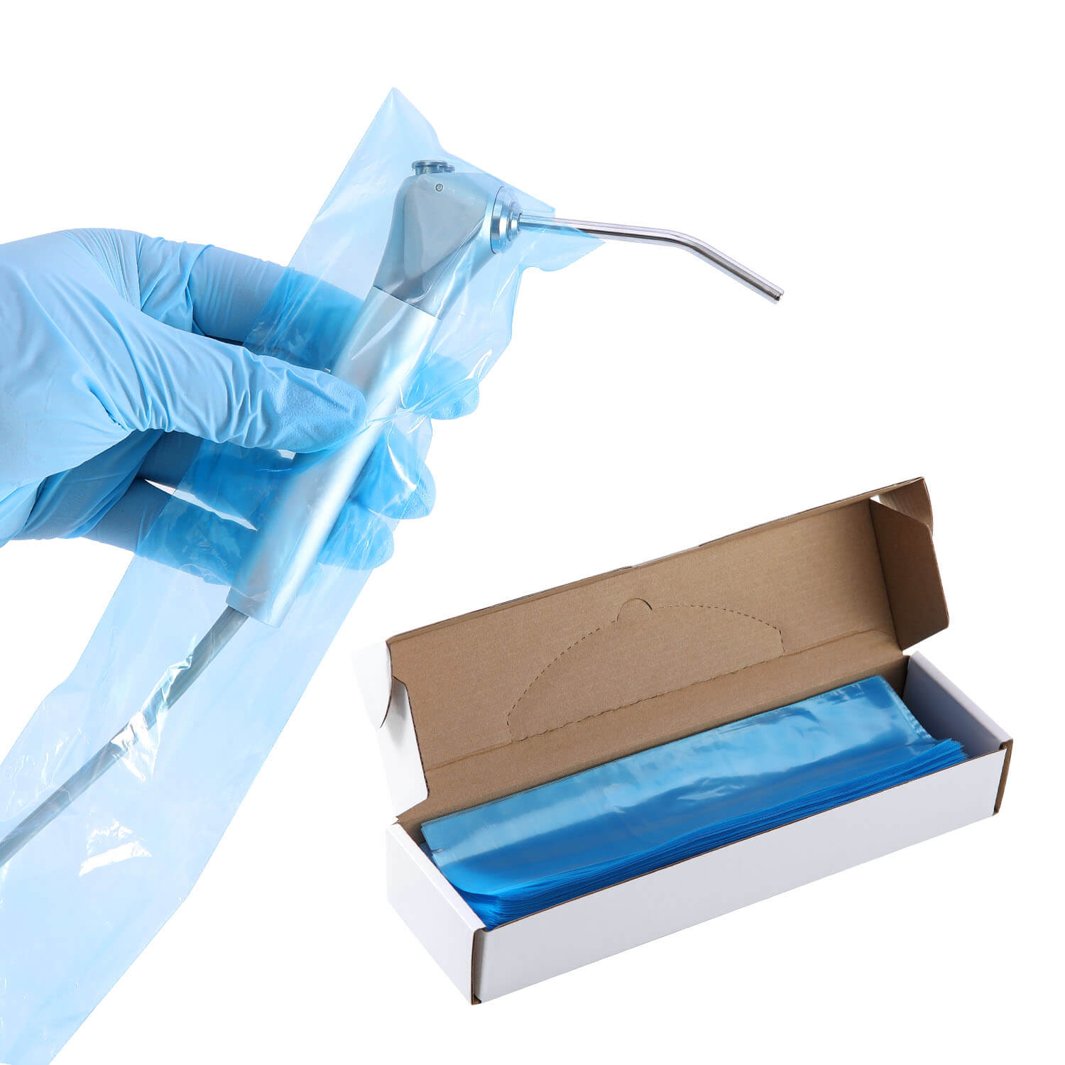 Disposable Dental Air Water Syringe Sleeves 2.5"x10" Pre-cut opening 500pcs/Box - pairaydental.com