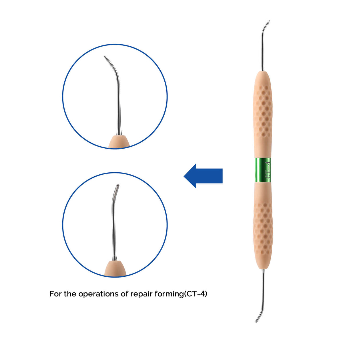 Dental Resin Plugger Kit Aesthetic Composite Restoration Filling Instruments CT1-CT7 - pairaydental.com