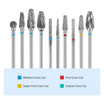 Dental Lab Polishing Bur Carbide Drills Kit HP 2.35mm Type A 10pcs/Box - pairaydental.com