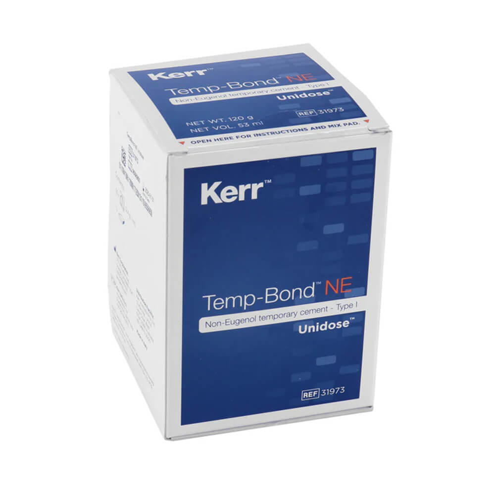 Kerr TempBond NE Unidose Packets Non-Eugenol Temporary Cement 2.4g 50/Box