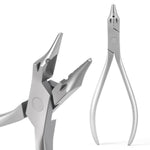 Dental Orthodontic Three Prong Pliers Wire Bending Tool Stainless Steel - pairaydental.com