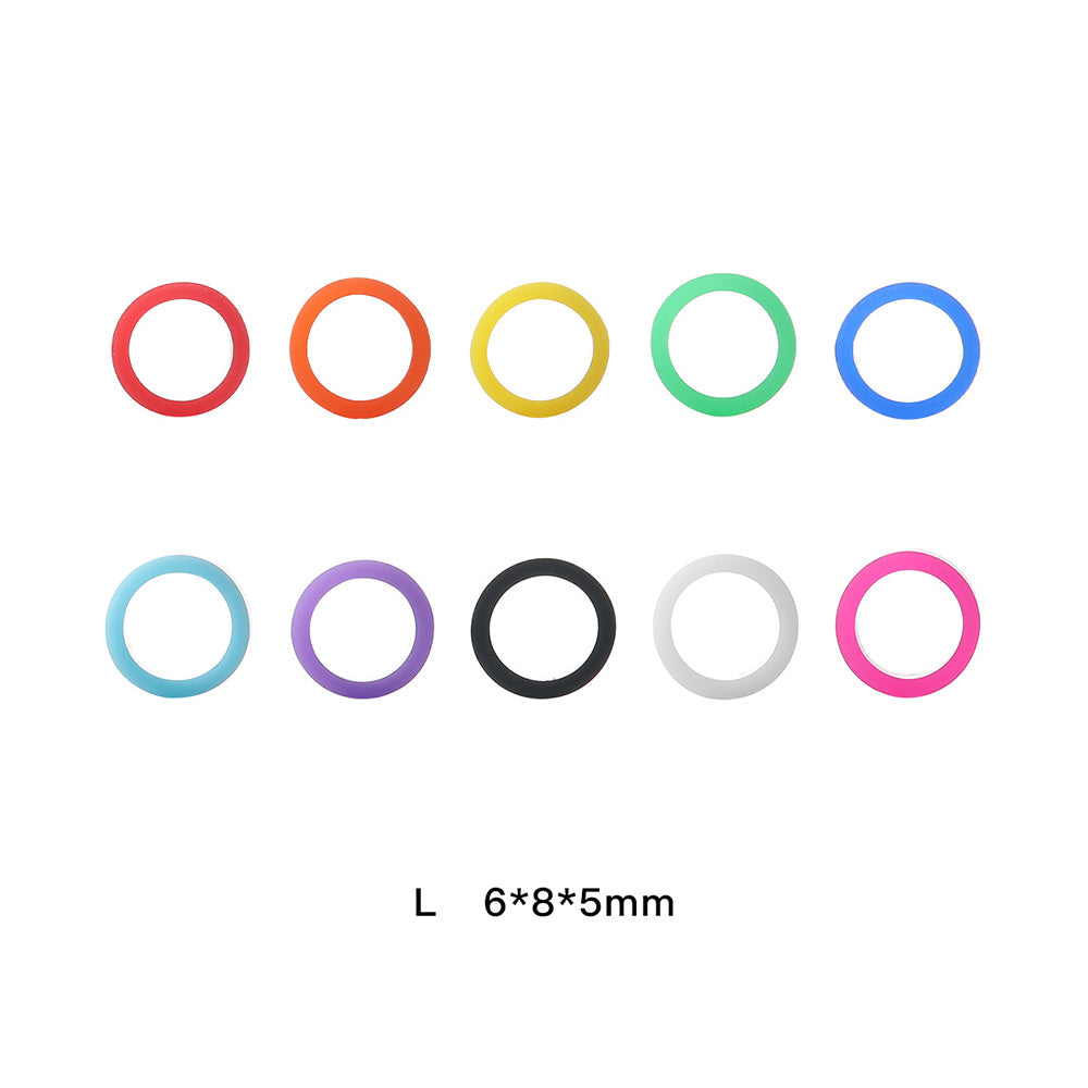 Universal Silicone Dental Instruments Color Code Rings 10 Colors Autoc