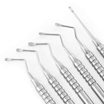 Dental Bone Curette Lucas Surgical Curettes with Smooth/Serrated Tip - pairaydental.com