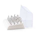 24 Dental Diamond Burs with burs box Set For High Speed Handpiece - pairaydental.com