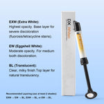 Dental Veneer Composite Resin Light Cure Bonding Adhesive for Teeth Whitening EXW/BL/EW 4g/Pack - pairaydental.com