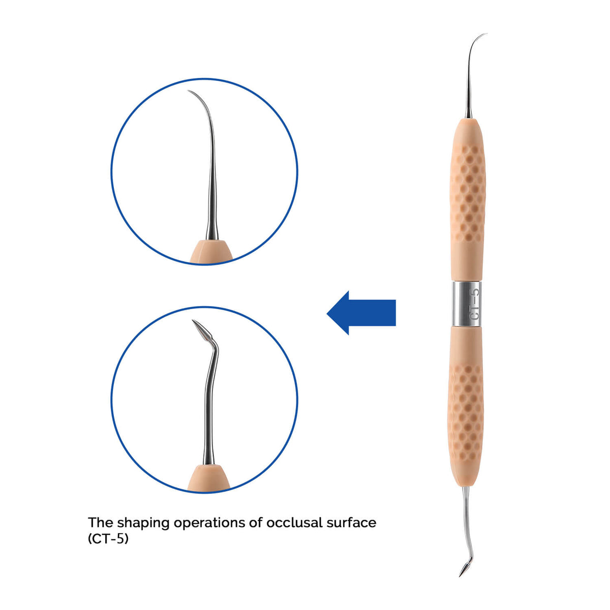 Dental Resin Plugger Kit Aesthetic Composite Restoration Filling Instruments CT1-CT7 - pairaydental.com