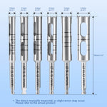 Dental Implant Bone Trephine Drill Surgical Instrument Long Type 6pcs/Set - pairaydental.com