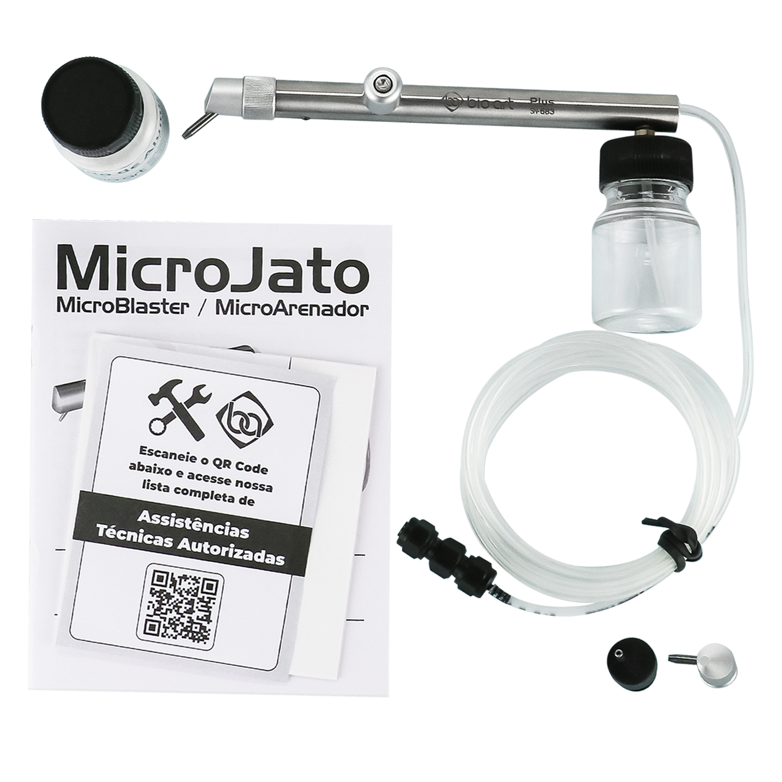 Bio-Art Dental Sandblaster Microblaster Plus Interchangeable Sand Nozzles with 90° and 138° - pairaydental.com