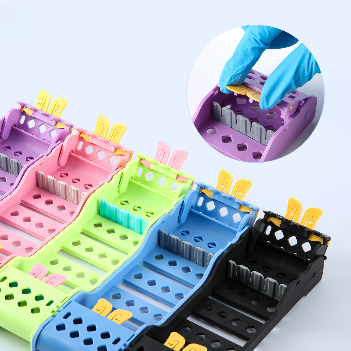 Dental Instruments Sterilization Box Storage Rack 4 Holders – pairaydental