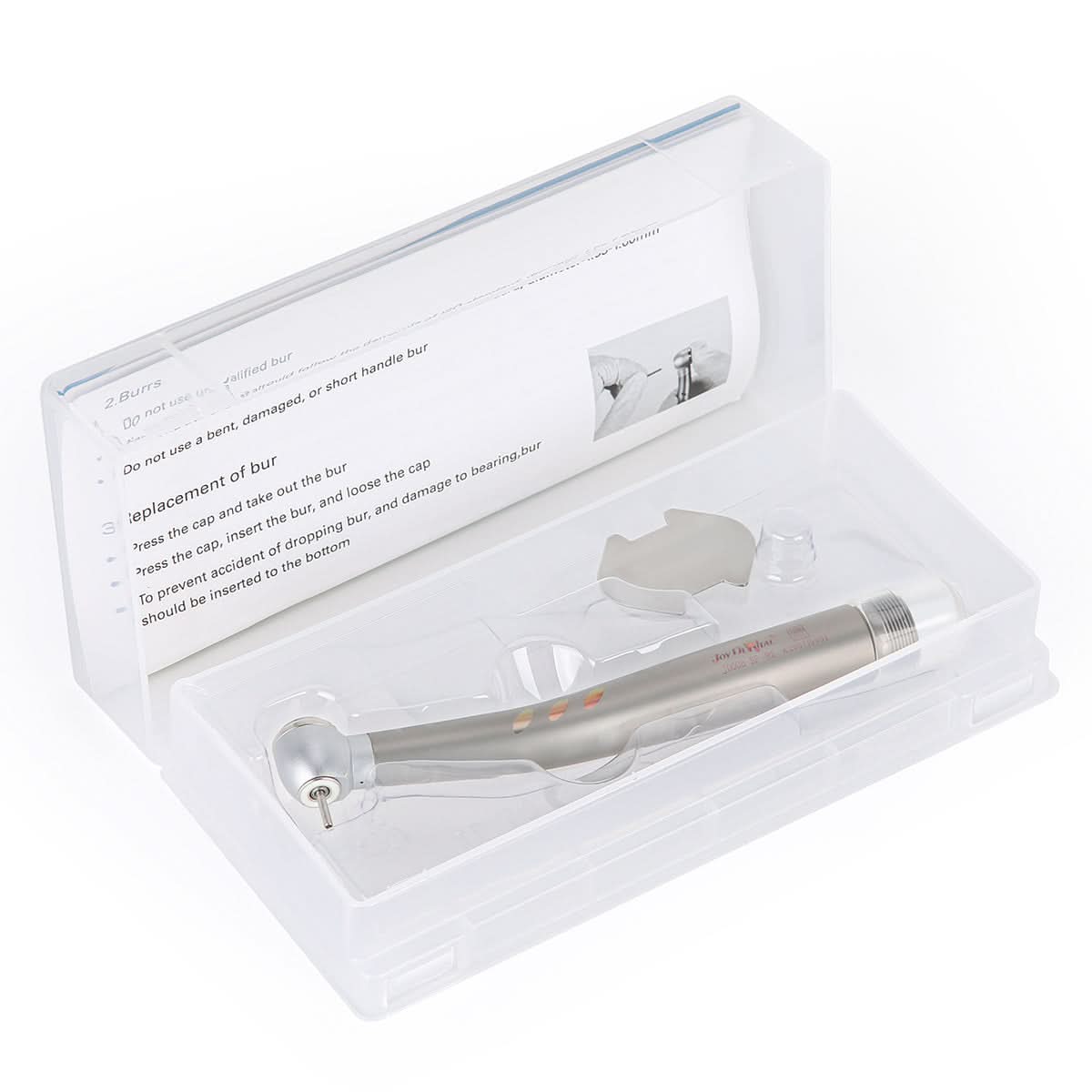 LED High Speed Handpiece 2/4 Hole Ceramic Bearing Single Water Spray - pairaydental.com