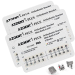 AZDENT Plus Metal Brackets Mini Roth/MBT .022/.018 Hooks 3/3-4-5