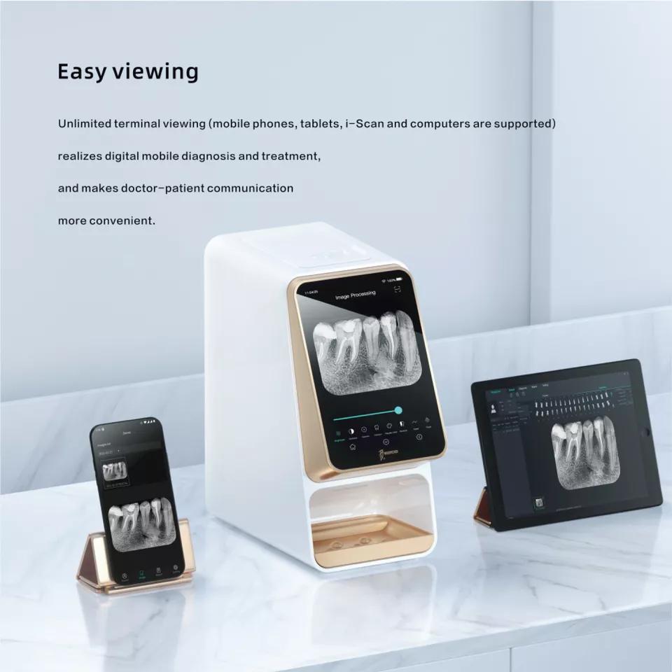 Woodpecker Dental Wireless i-Scan Imaging Plate Scanner W/Screen