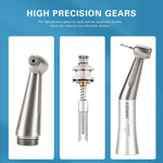 1:1 Low Speed Contra Angle Handpiece Push Button External Water - pairaydental.com