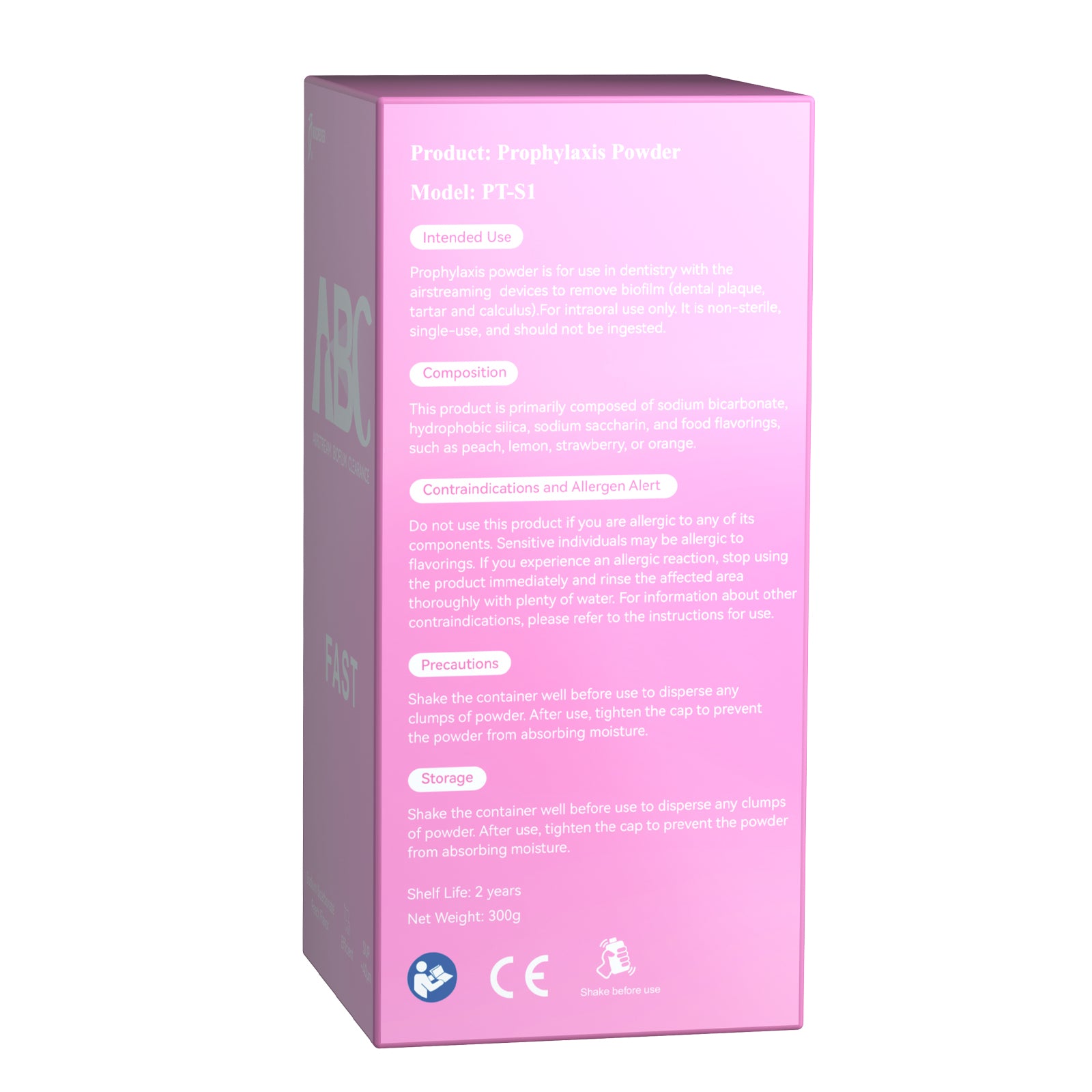 Woodpecker Air Polisher Prophylaxis Powder 65um Sodium Bicarbonate #FAST - pairaydental.com
