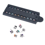 Orthodontic Metal Brackets MIM Monoblock Roth/MBT 0.018/0.022 Hooks 3-4-5 20pcs/Box - pairaydental.com