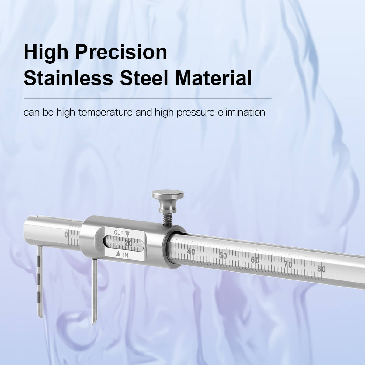 Dental Implant Measuring Gauge Orthodontic Sliding Caliper 0-80mm - pairaydental.com