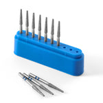 Dental Diamond Burs Cutting Zirconia Ceramic Z553-018M (848KR-018M) Flat End Taper 10pcs/Box - pairaydental.com