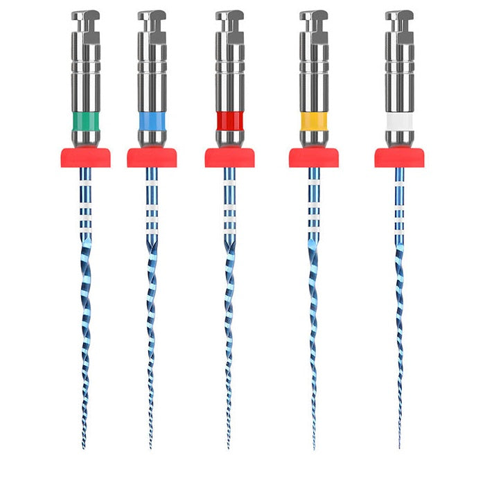 Dental Endo Blue Engine Use Rotary File 21/25mm Taper.04/.06 #15-40 6pcs/Pack - pairaydental.com