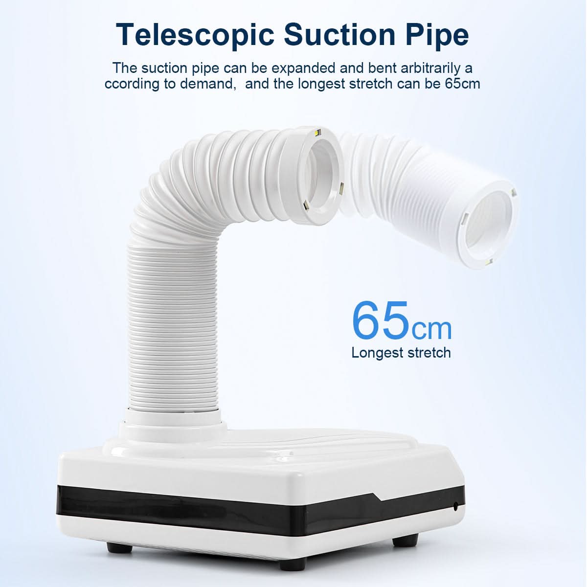 Dental Lab Desktop Dust Collector Extractor Portable Vacuum Cleaner LED - pairaydental.com