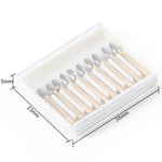 Dental Carbide Burs Egg Shaped Trimming Finishing FG 7408 10pcs/Box - pairaydental.com