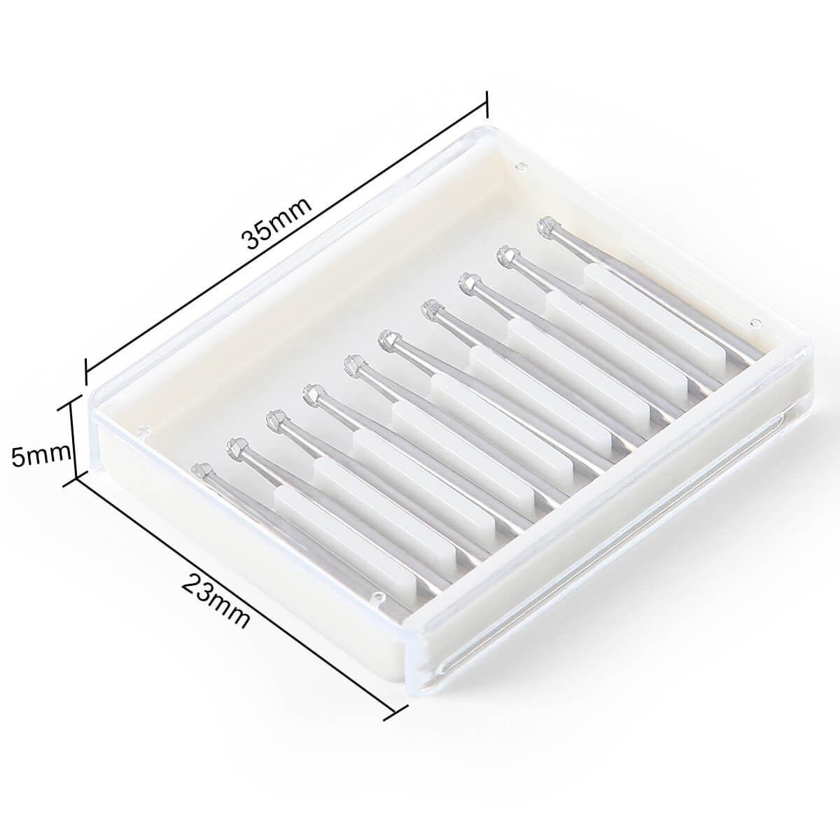 Dental Carbide Bur Round FG #3 10pcs/Box - pairaydental.com
