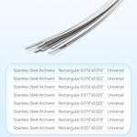 Archwire Stainless Steel Expanded Rectangular Universal 0.016x0.016-0.021x0.025 10pcs/Pack - pairaydental.com