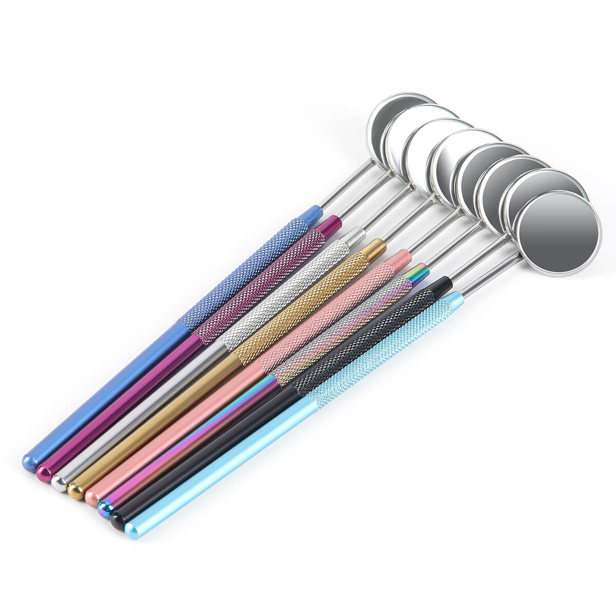 Dental Colorful Mouth Mirror Removable Mirror 8pcs/Kit - pairaydental.com