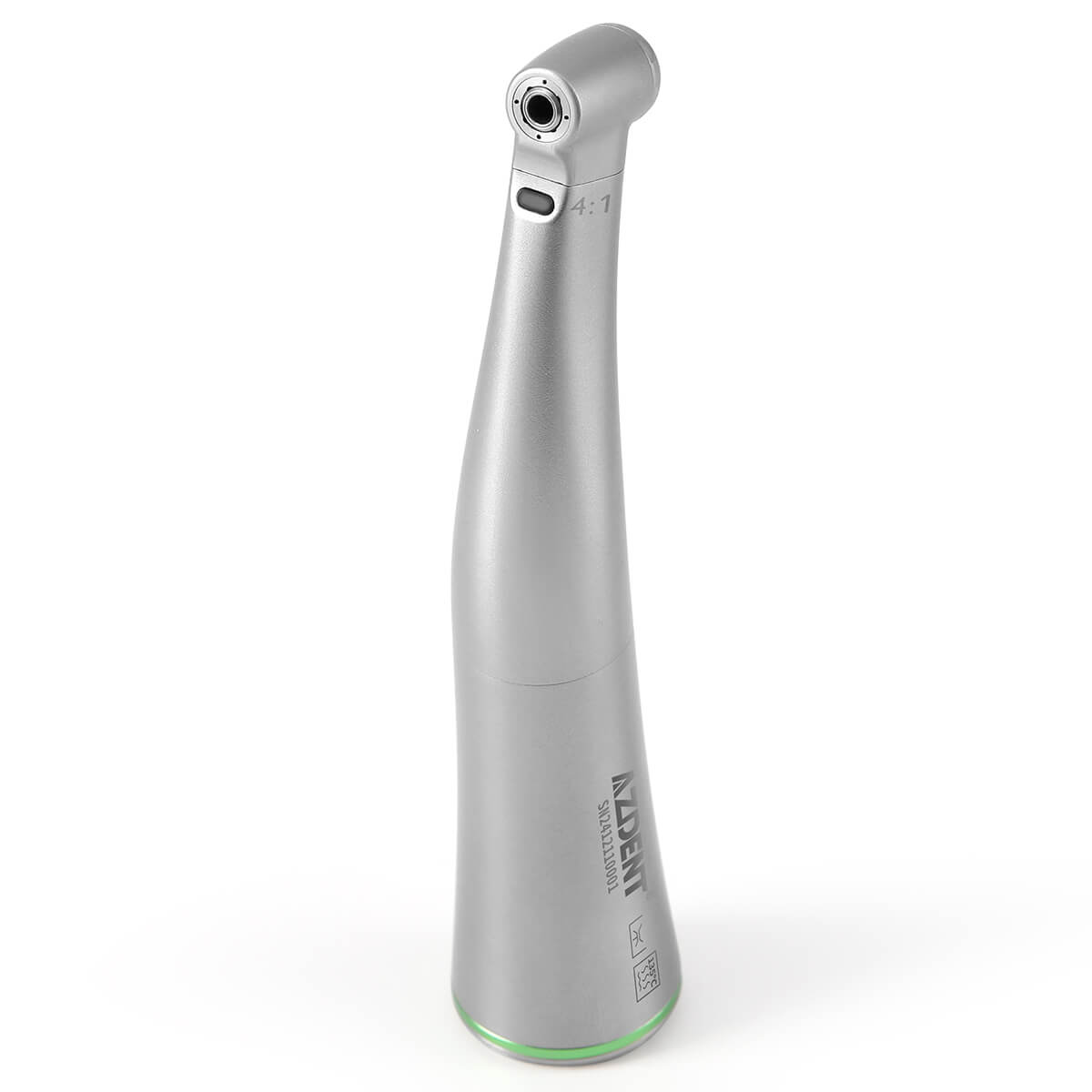 4:1 Fiber Optic Contra Angle Handpiece Mini Head Internal Channel Quattro Spray - pairaydental.com