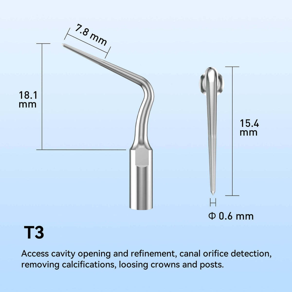 Woodpecker Dr Talal's Endo Kit Endodontic Ultrasonic Scaler Tips Kit T1-T6 6pcs/Kit - pairaydental.com