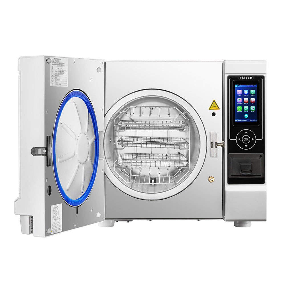 22L Dental Autoclave Steam Sterilizer Class B Table Top LCD Built-in Printer Dry Function - pairaydental.com
