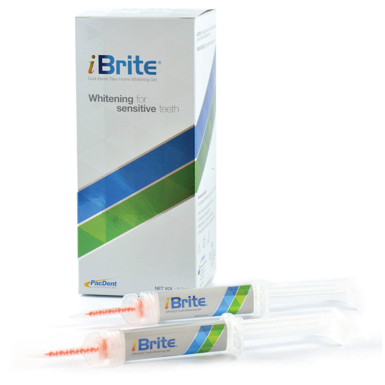 Pac-Dent iBrite 9% H2O2 Tooth Whitening Kit Gel-Type Take-Home Kit - pairaydental.com