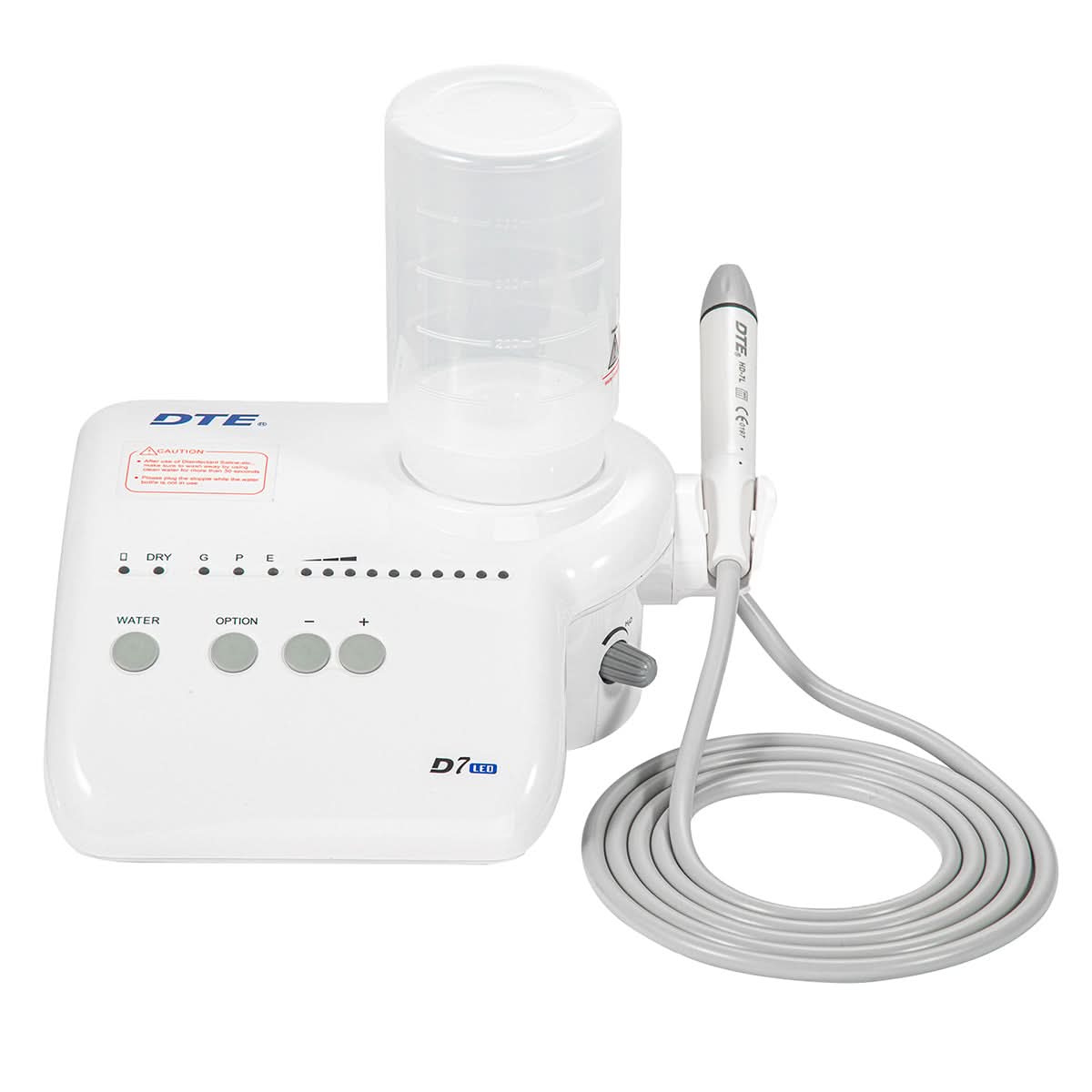 Woodpecker DTE D7 LED Ultrasonic Scaler Kit 8 Tips 2 Water Bottles - pairaydental.com