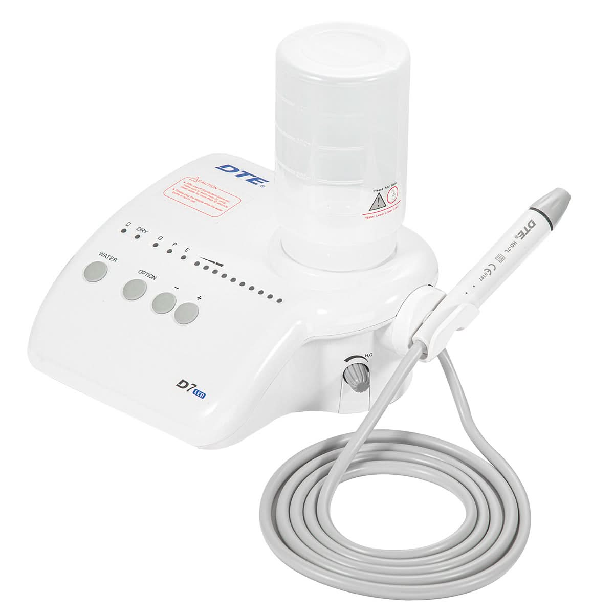 Woodpecker DTE D7 LED Ultrasonic Scaler Kit 8 Tips 2 Water Bottles - pairaydental.com