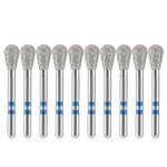 Dental Diamond Burs ZEX-26 (808R-032M) for Zirconia/Ceramic Prep 10pcs/Box - pairaydental.com