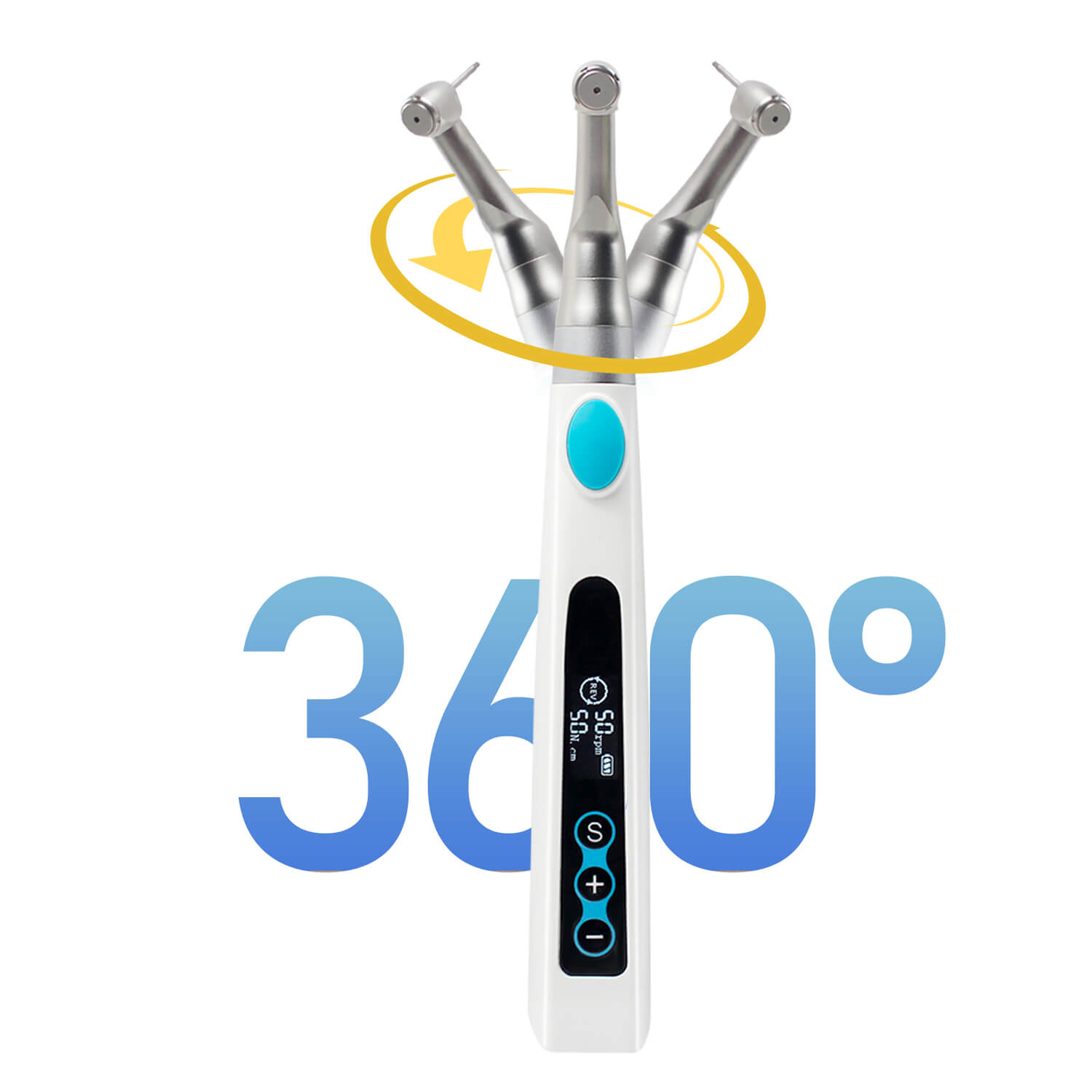 Dental Wireless Implant Electric Torque Wrench LCD Display With 16pcs Drivers 360° Rotating - pairaydental.com