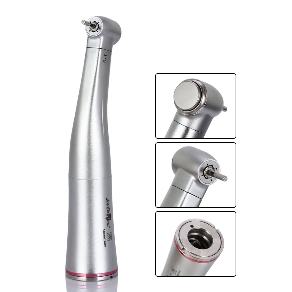 1:5 Electric Contra Angle Handpiece Internal Four Way Spray Push Button - pairaydental.com