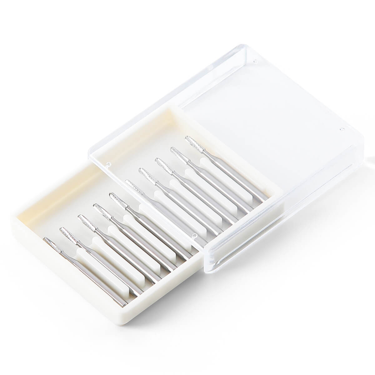 Dental Carbide Bur Straight Round End Crosscut Fissure FG #1557 10pcs/Box - pairaydental.com
