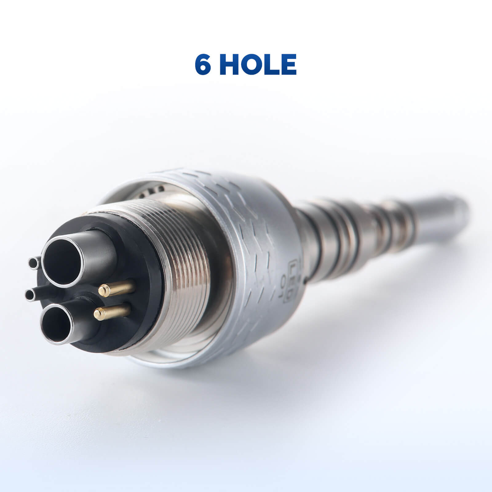 COXO CX207-G 45° Fiber Optic High Speed Air Turbine Handpiece & 6 Holes LED Quick Coupler