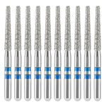 Dental Diamond Burs ZTF-12 (848-016M) for Zirconia Cutting 10pcs/Box - pairaydental.com