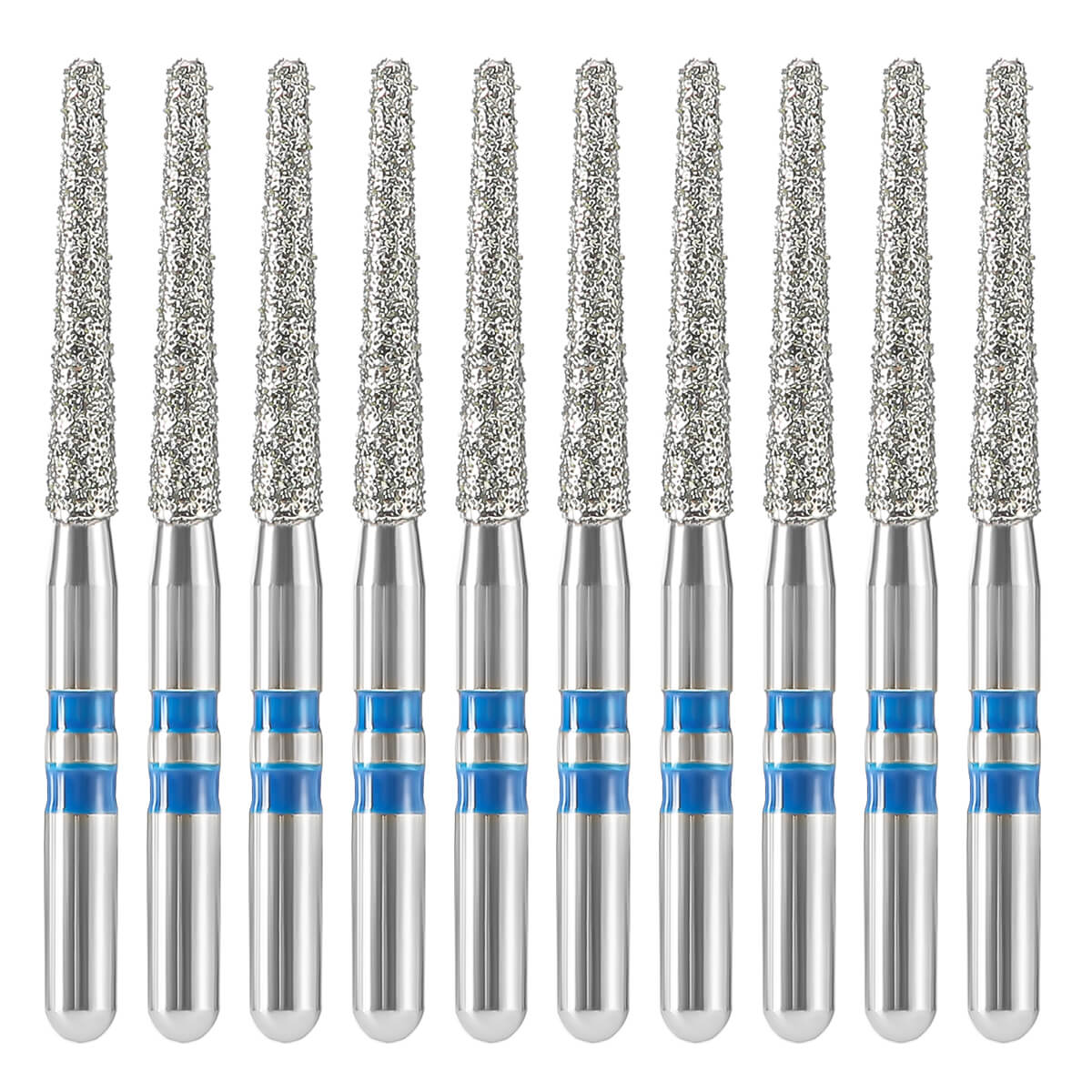 Dental Diamond Burs ZTF-12 (848-016M) for Zirconia Cutting 10pcs/Box - pairaydental.com