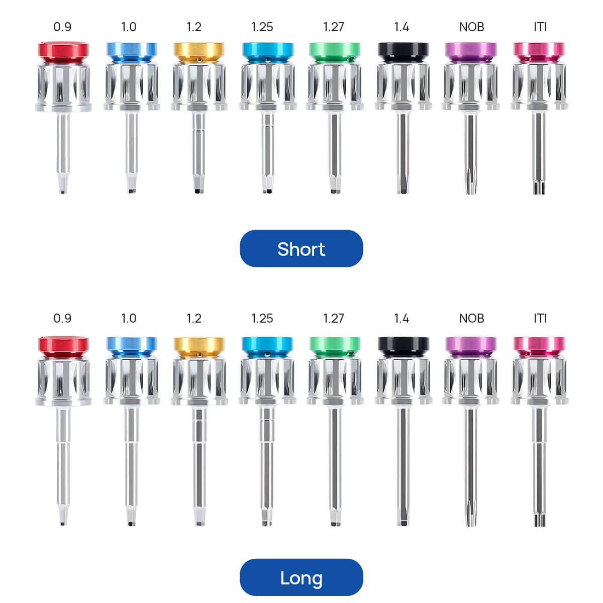 Dental Universal Implant Driver Kit / Drivers / Torque Wrench - pairaydental.com