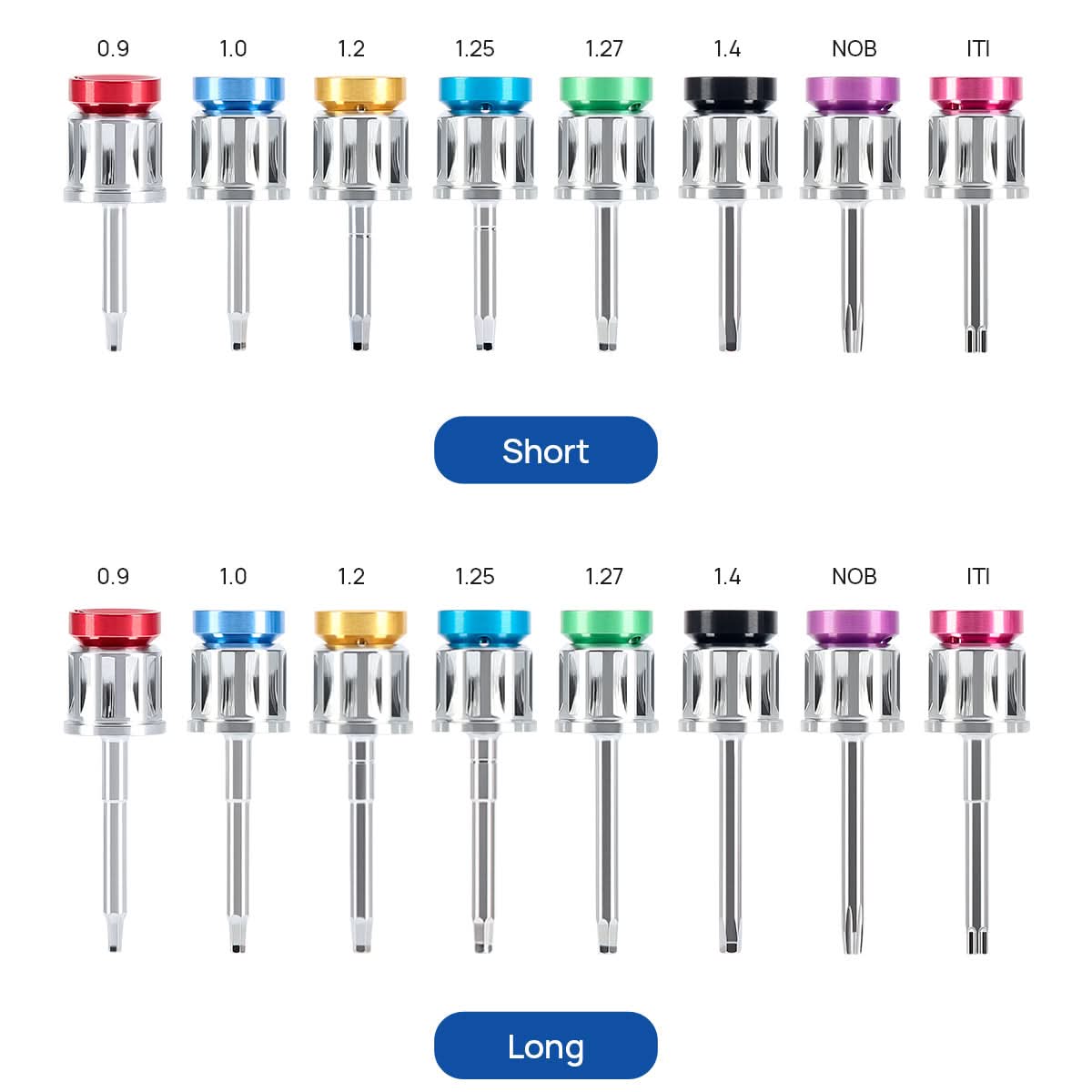 Driver Universal Instrument Dental Universal Implant Driver Kit / Drivers / Torque Wrench