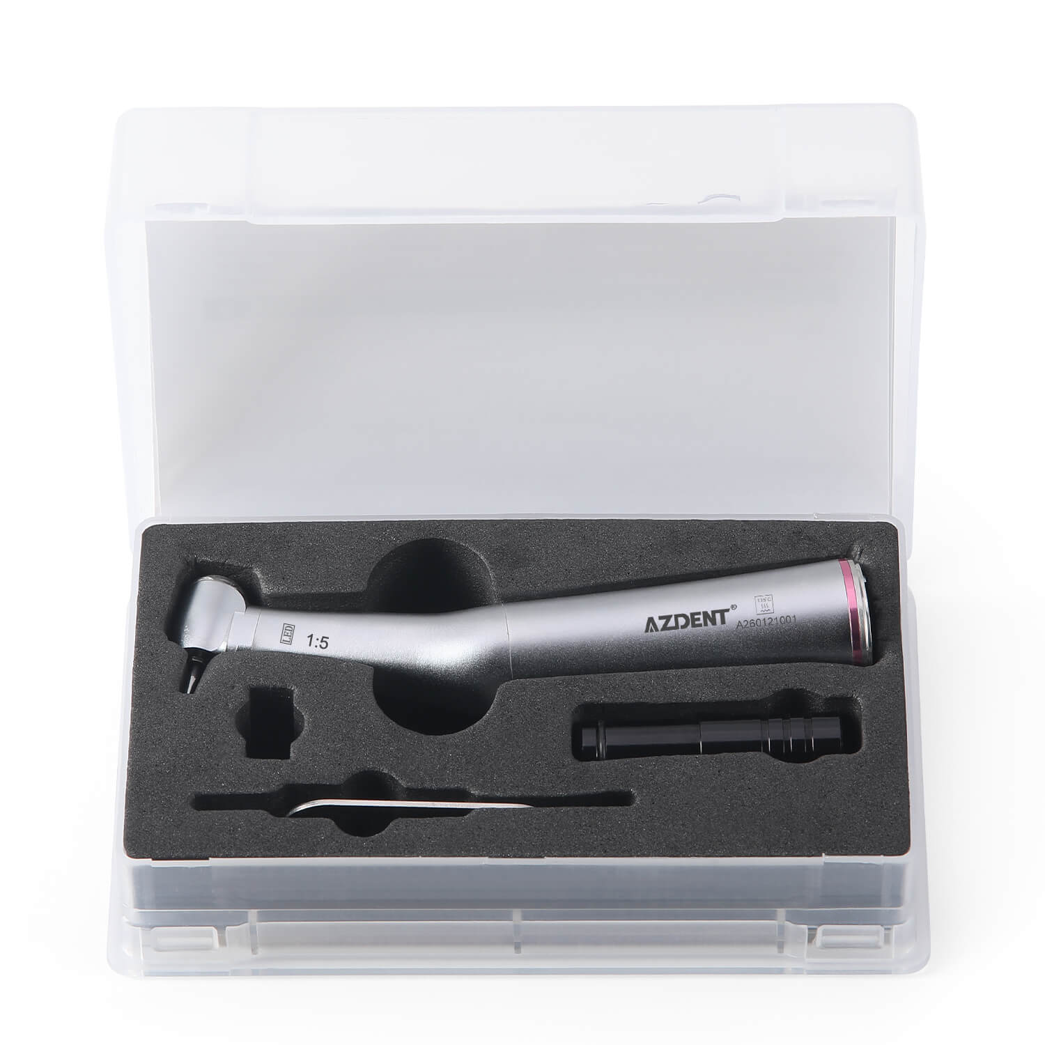 1:5 Fiber Optic Increasing Contra Angle Handpiece Internal Spray with Detachable Head - pairaydental.com