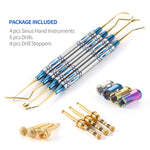 Dental Stainless Steel Sinus Lifting Implant Kit Elevation Instruments Set 14Pcs - pairaydental.com
