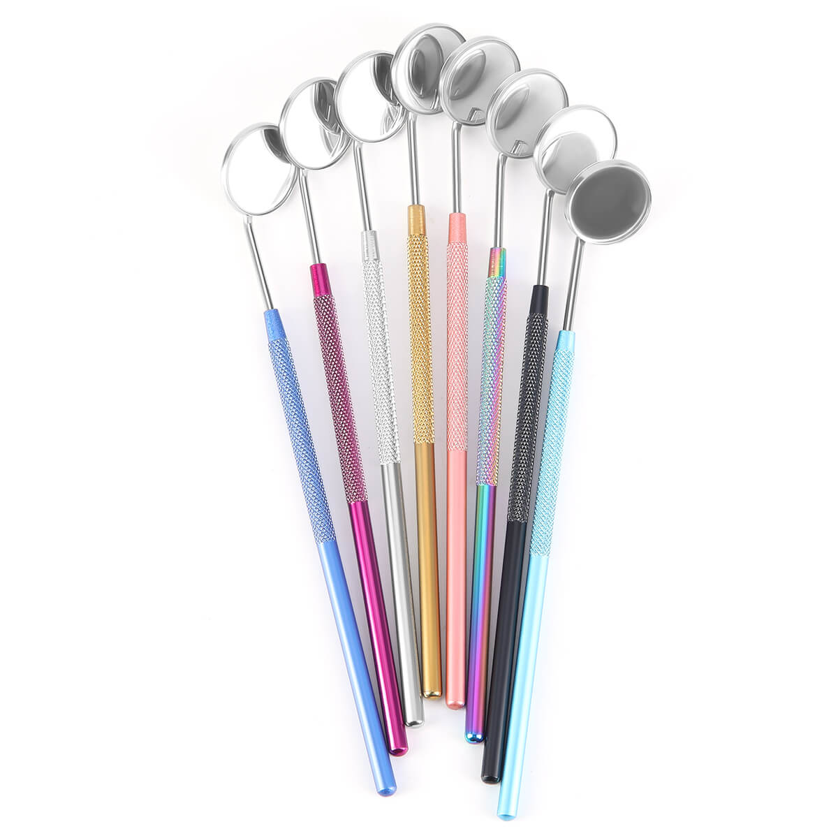Dental Colorful Mouth Mirror Removable Mirror 8pcs/Kit - pairaydental.com