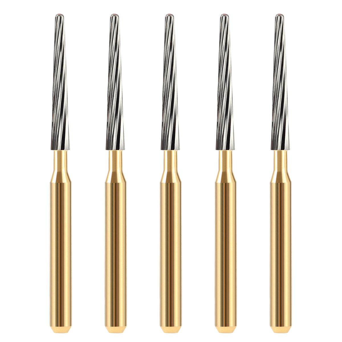 Dental Tungsten Carbide Burs Trimming & Finishing FG 7714Taper Fissure 5pcs/Box - pairaydental.com