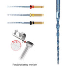 Endo Reciprocating Niti Rotary Engine Files Heat Activated 25mm Assorted 25-50# 3pcs/Pk - pairaydental.com