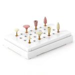 Dental Zirconia Grinding and Polishing Kit RA 2.35mm Ceramic/ Rubber Diamond 8pcs/Kit - pairaydental.com