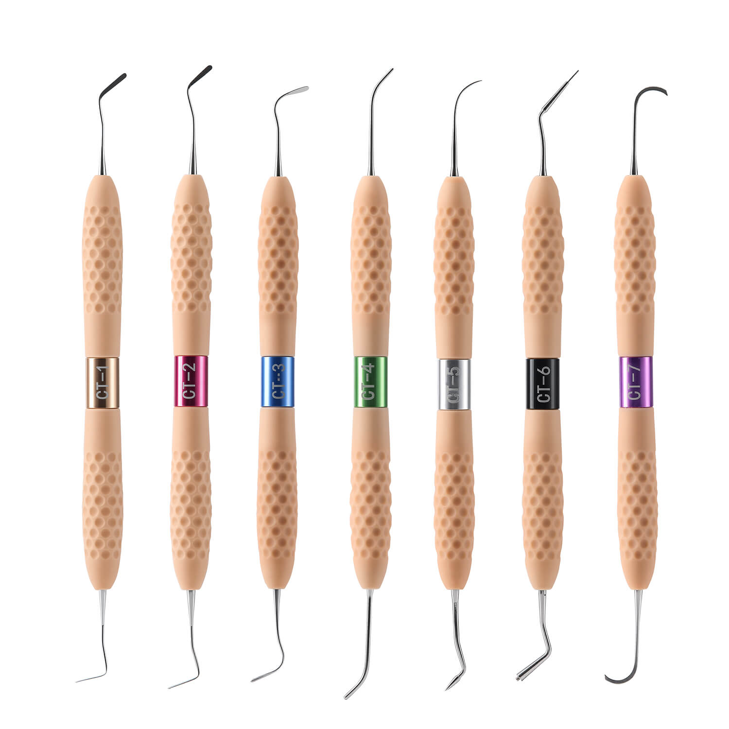 Dental Resin Plugger Kit Aesthetic Composite Restoration Filling Instruments CT1-CT7 - pairaydental.com