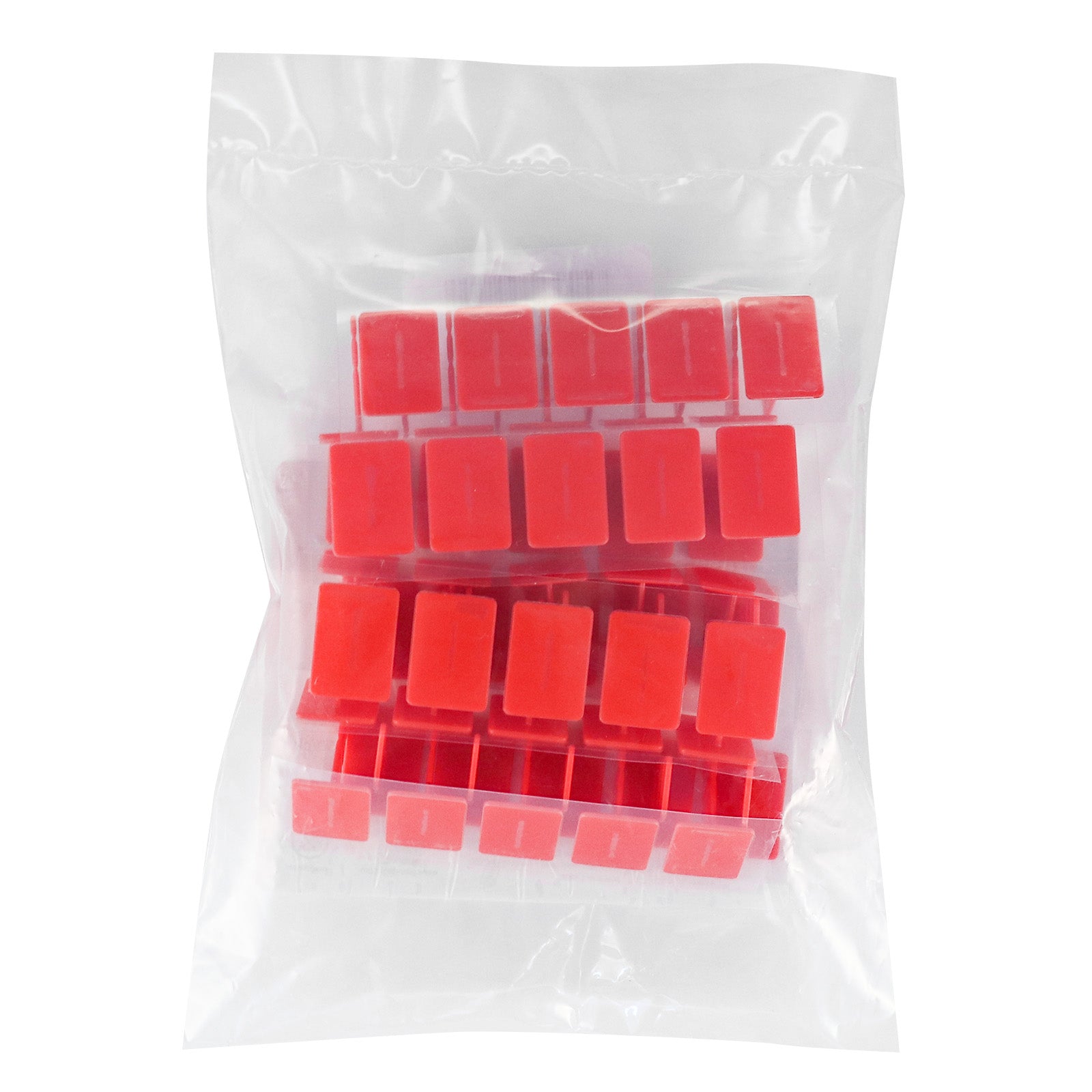 EZAim Disposable Adhesive Bite Tab Holders X-Ray Digital sensor compatibility Universal Red 50pcs/Pack - pairaydental.com